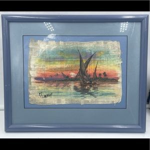 Stunning Rare Collectable Original 
Vintage Watercolor Paintings
By M Okasha